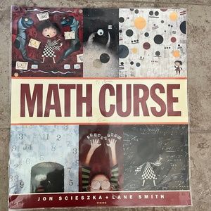 MATH CURSE  AUTOGRAPHED POSTER - SIGNED BY JON SCIESZKA